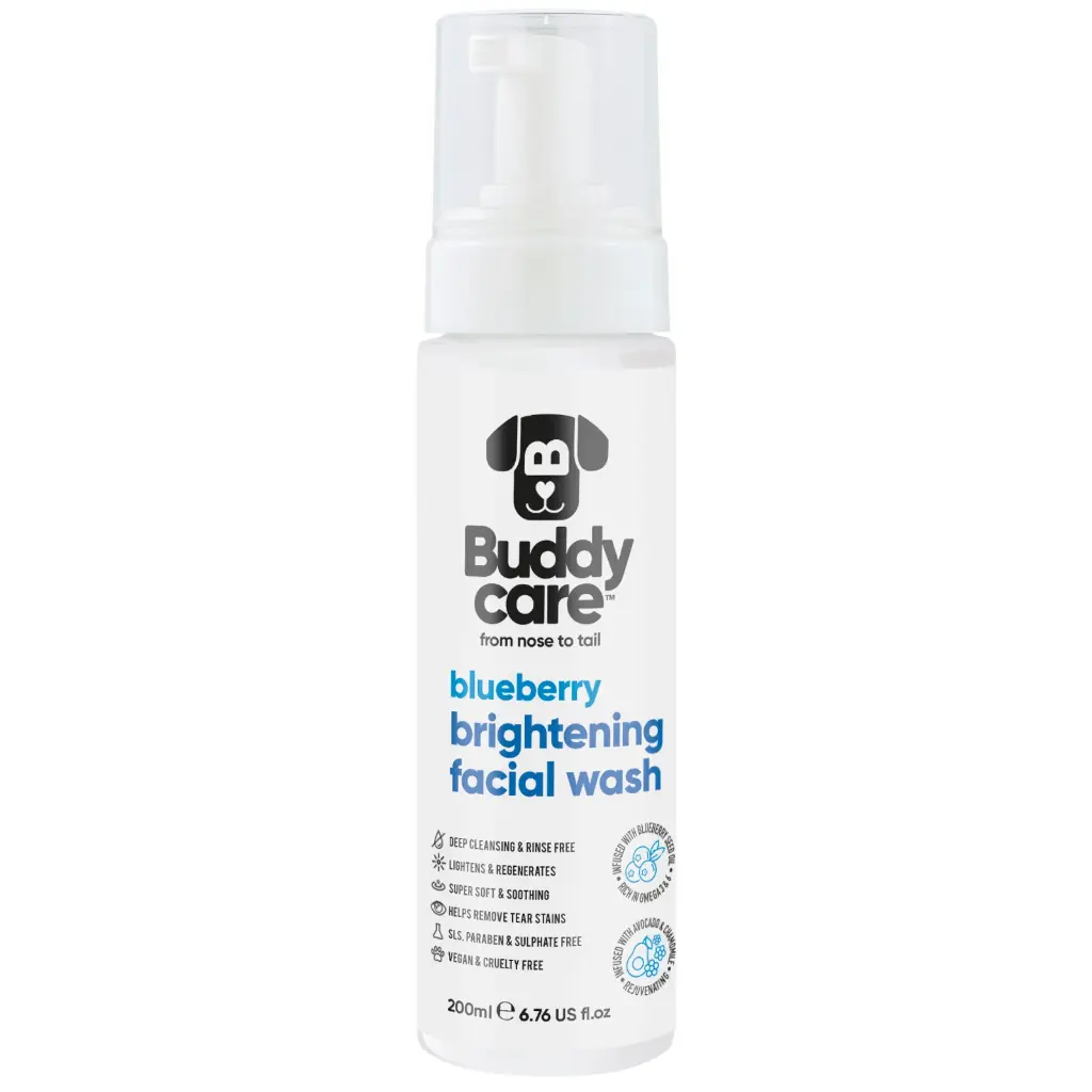 BuddyCare Dog Facial Wash - Brightening Blueberry - 200ml