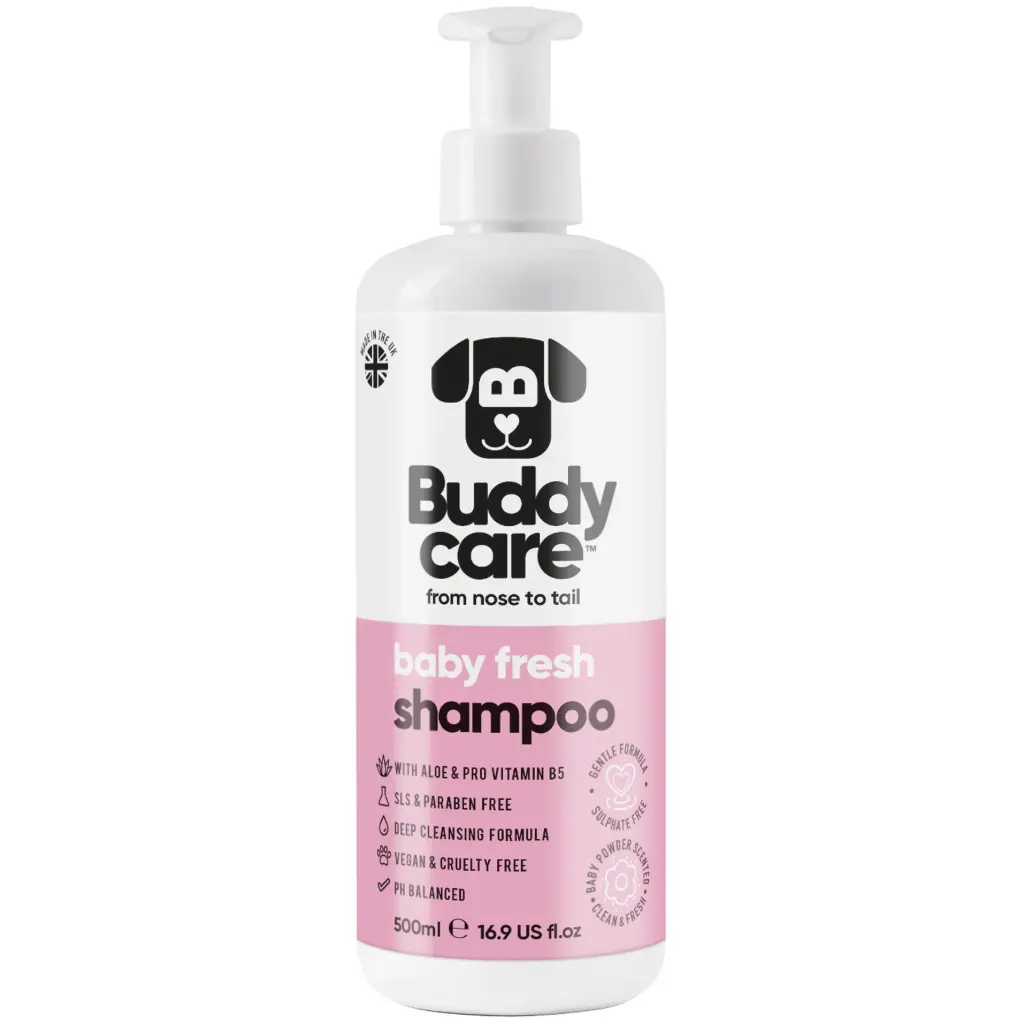 [B60028] BuddyCare Dog Shampoo - Baby Fresh - 500ml  (500ML)